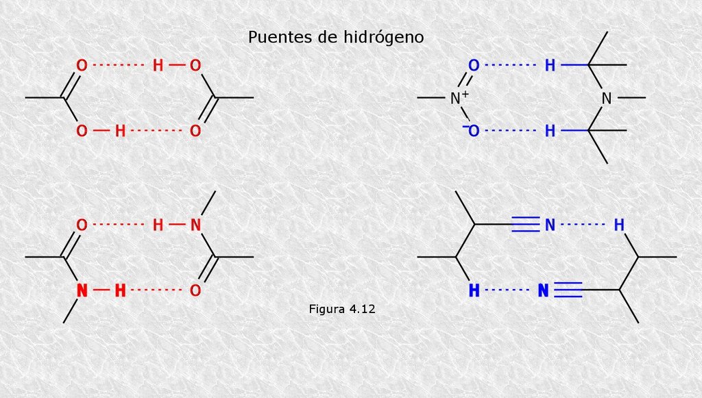 Puentes de hidrógeno